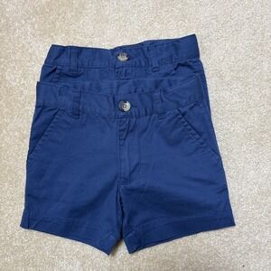 Rugged Butts Chino Shorts Boys 2T Blue Toddler (lot of 2)
